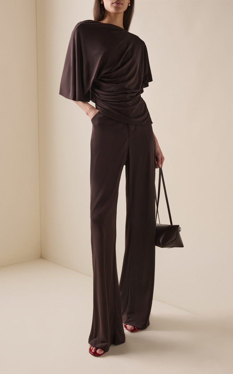 CHRISTOPHER ESBER Relaxed Jersey Jeans brown outlook