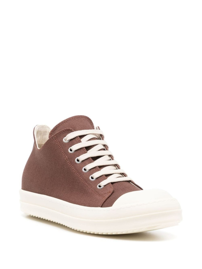 Rick Owens DRKSHDW lace-up canvas sneakers outlook
