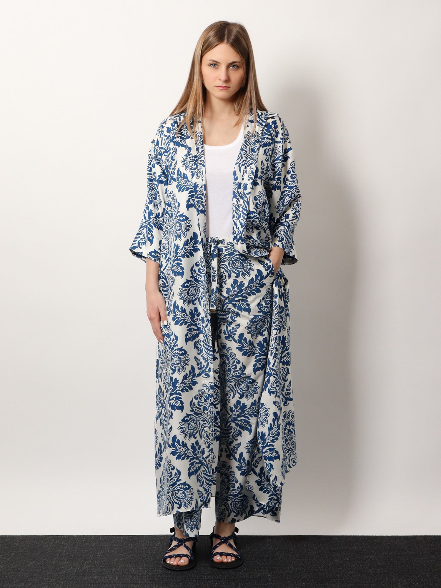'S Max Mara Merano Cotton Trouser With Floral Print - 2