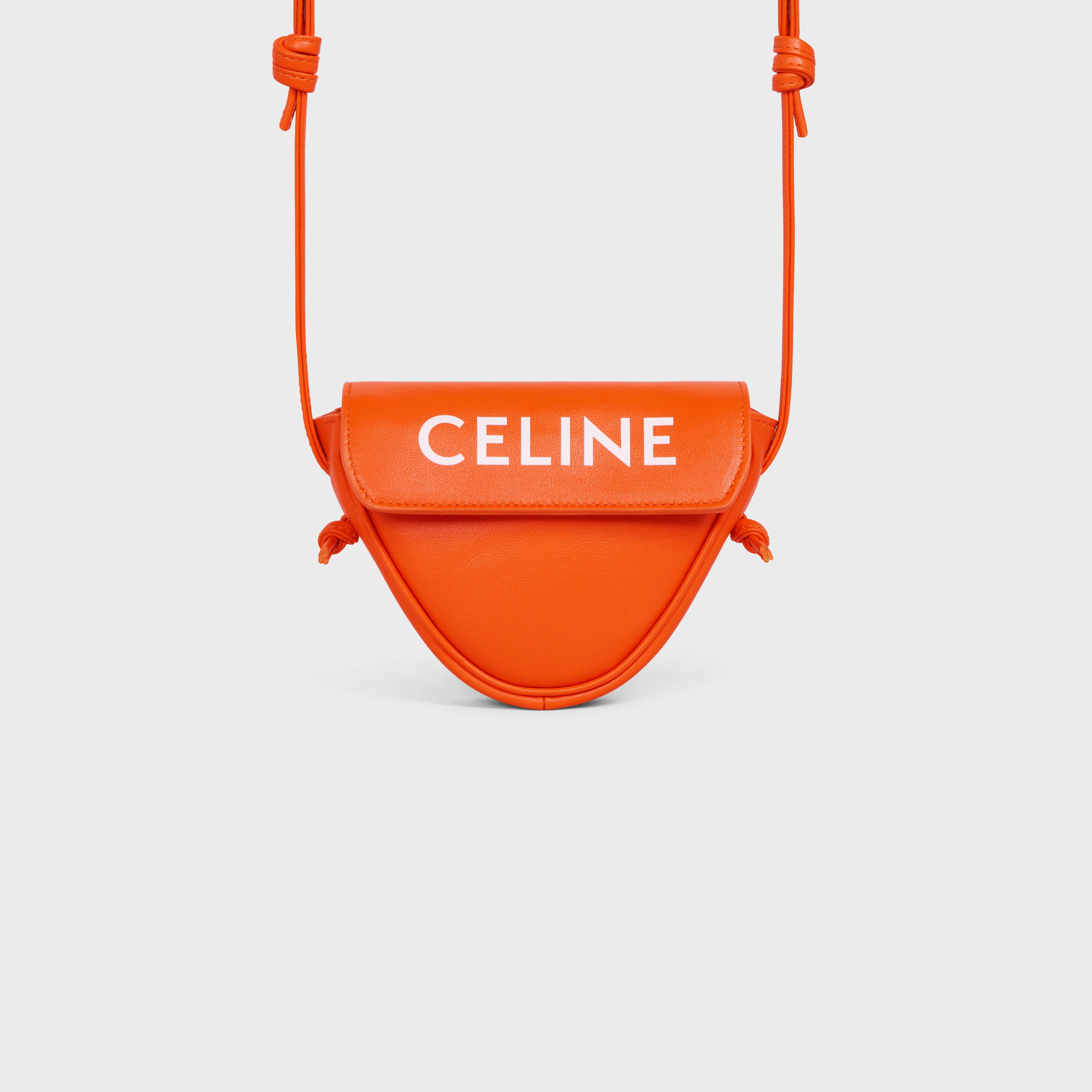 MINI TRIANGLE in smooth calfskin with celine print - 4