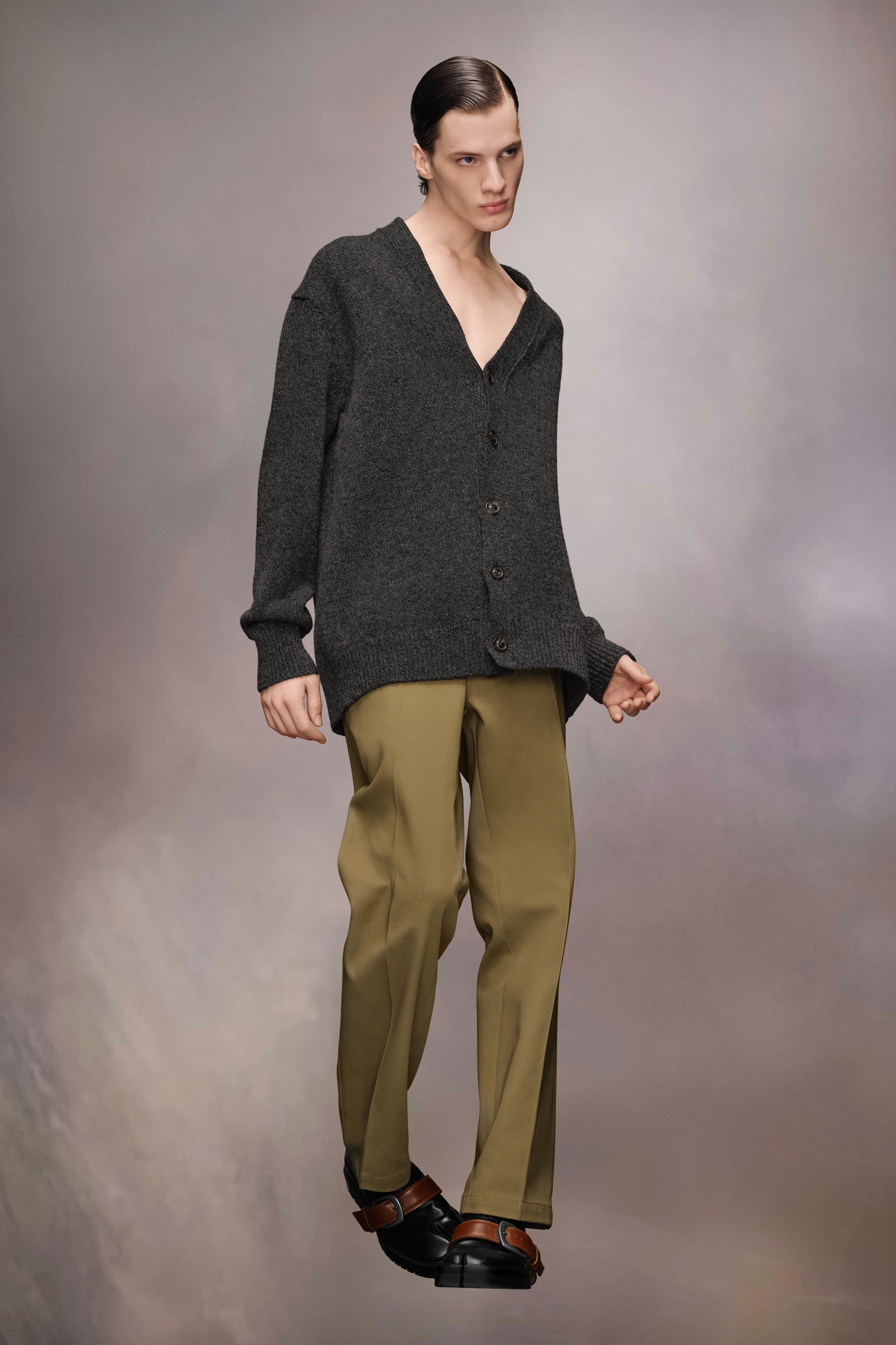 Shetland Wool Knit Cardigan - 3