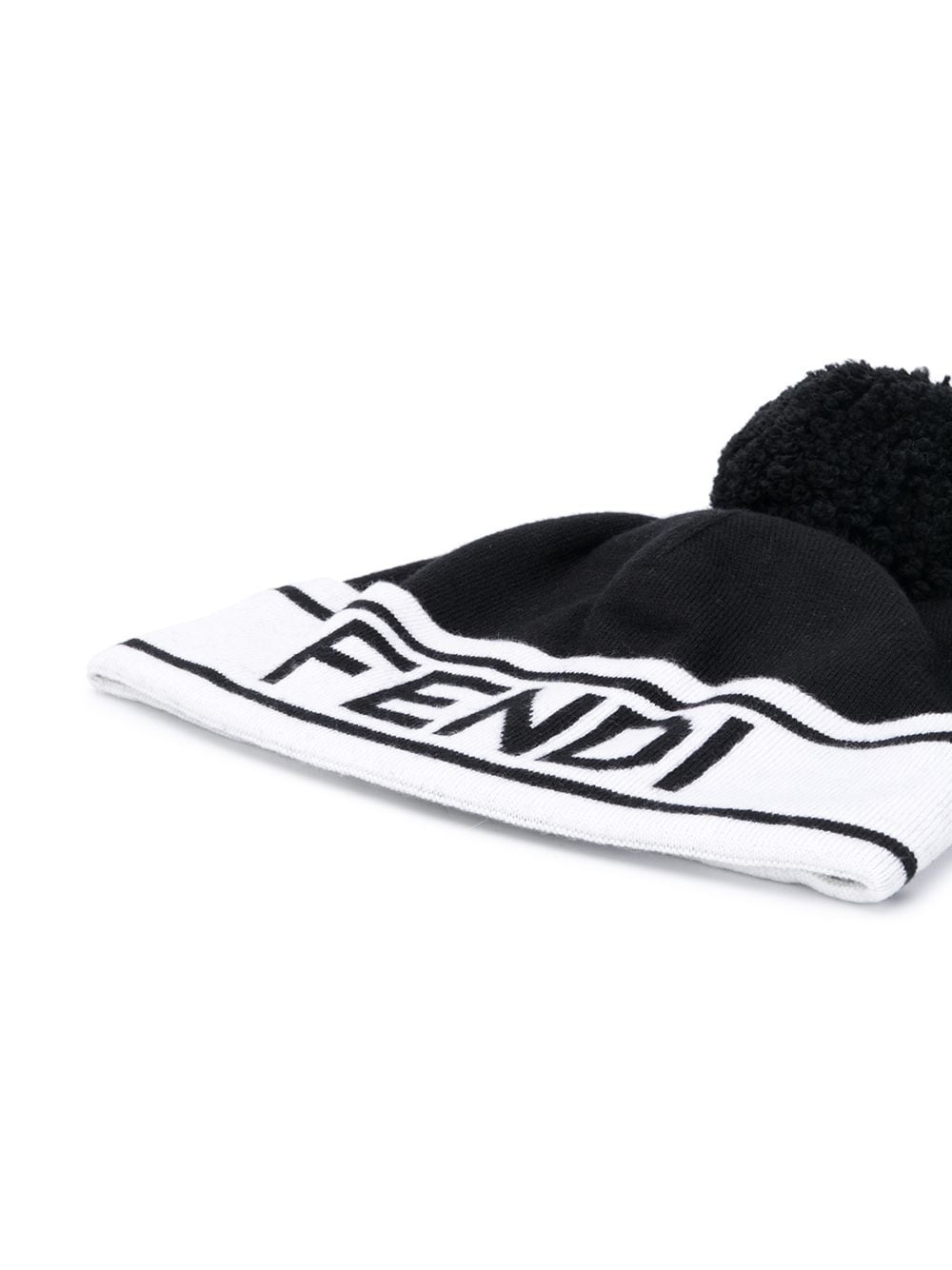 logo embroidered beanie - 2