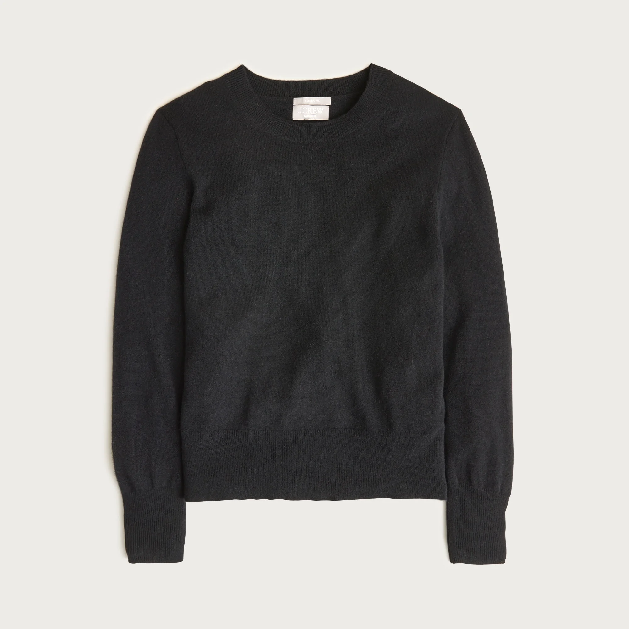 Cashmere classic-fit crewneck sweater - 1
