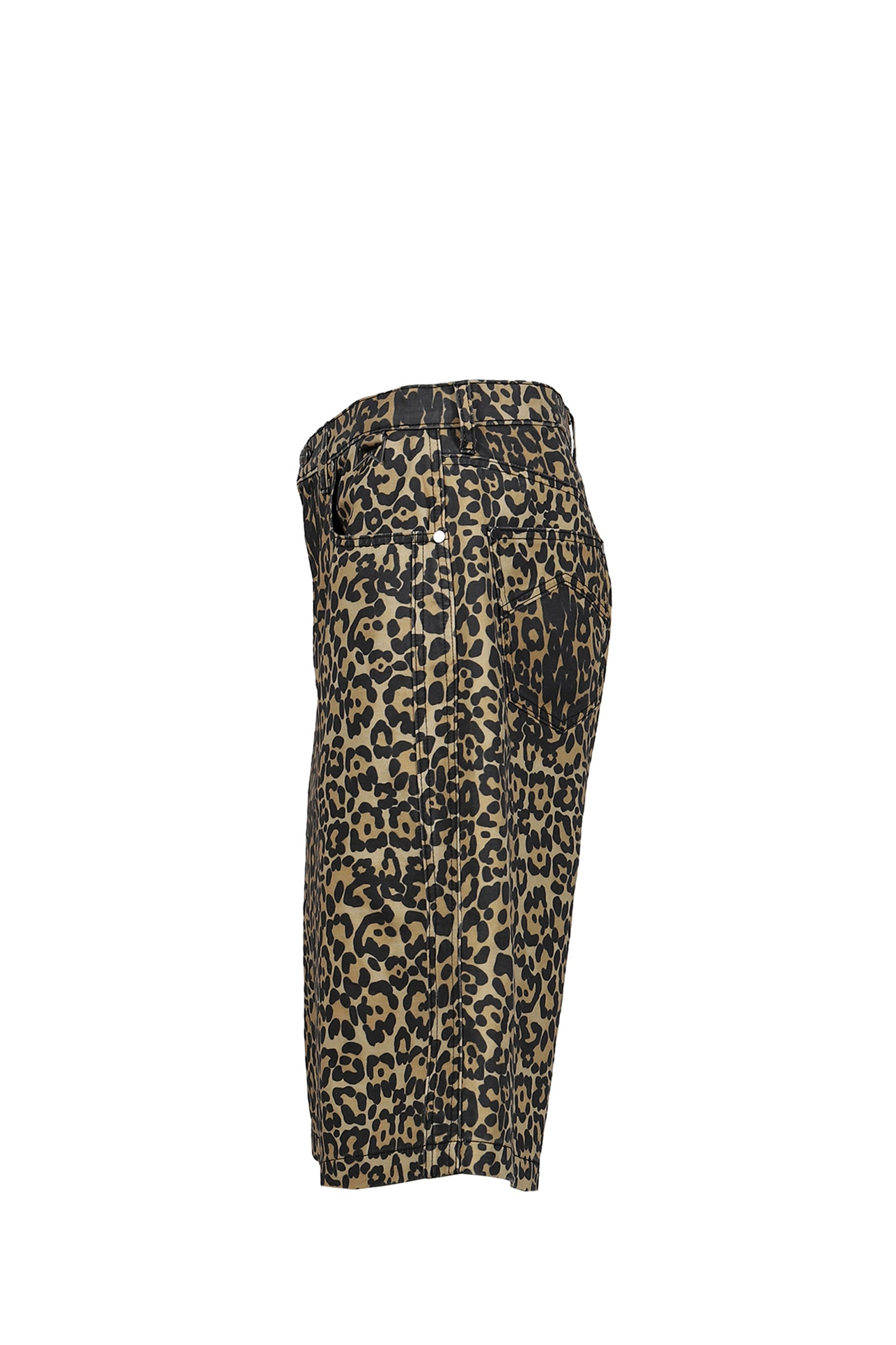 EOPARD TRAXEDO BAGGY SHORT / LEOPARD - 3