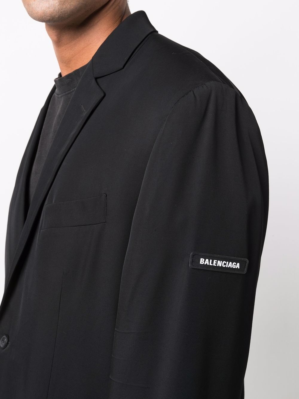 BALENCIAGA washed button-front jacket | REVERSIBLE