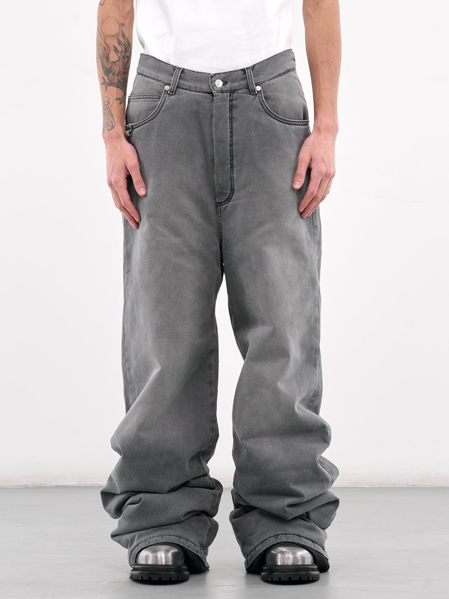 Wadded Stack Jeans - 1