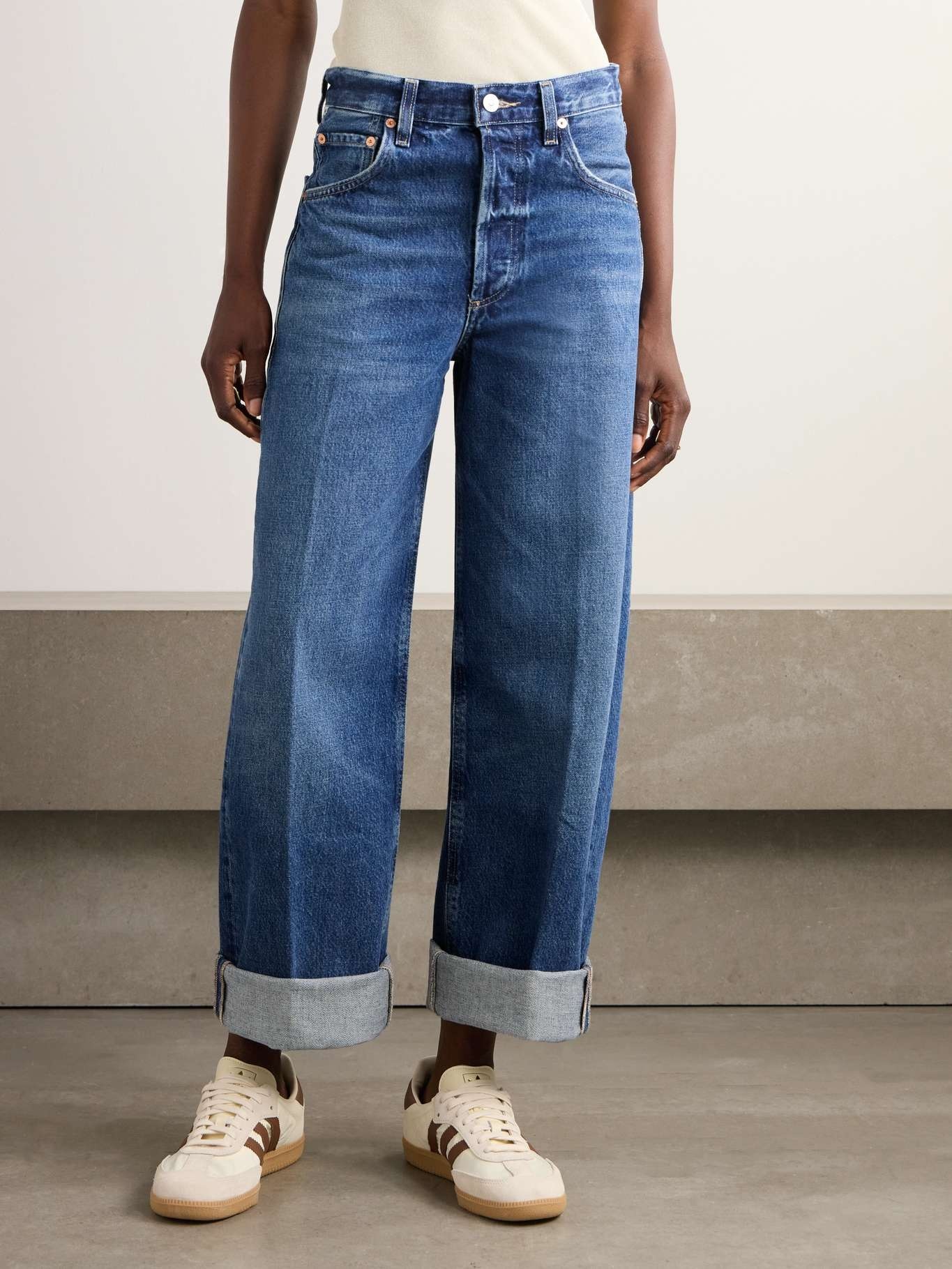 Ayla Baggy high-rise jeans Mid denim - 3