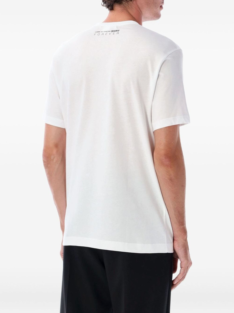 Comme des Garçons SHIRT logo-print crew-neck T-shirt outlook