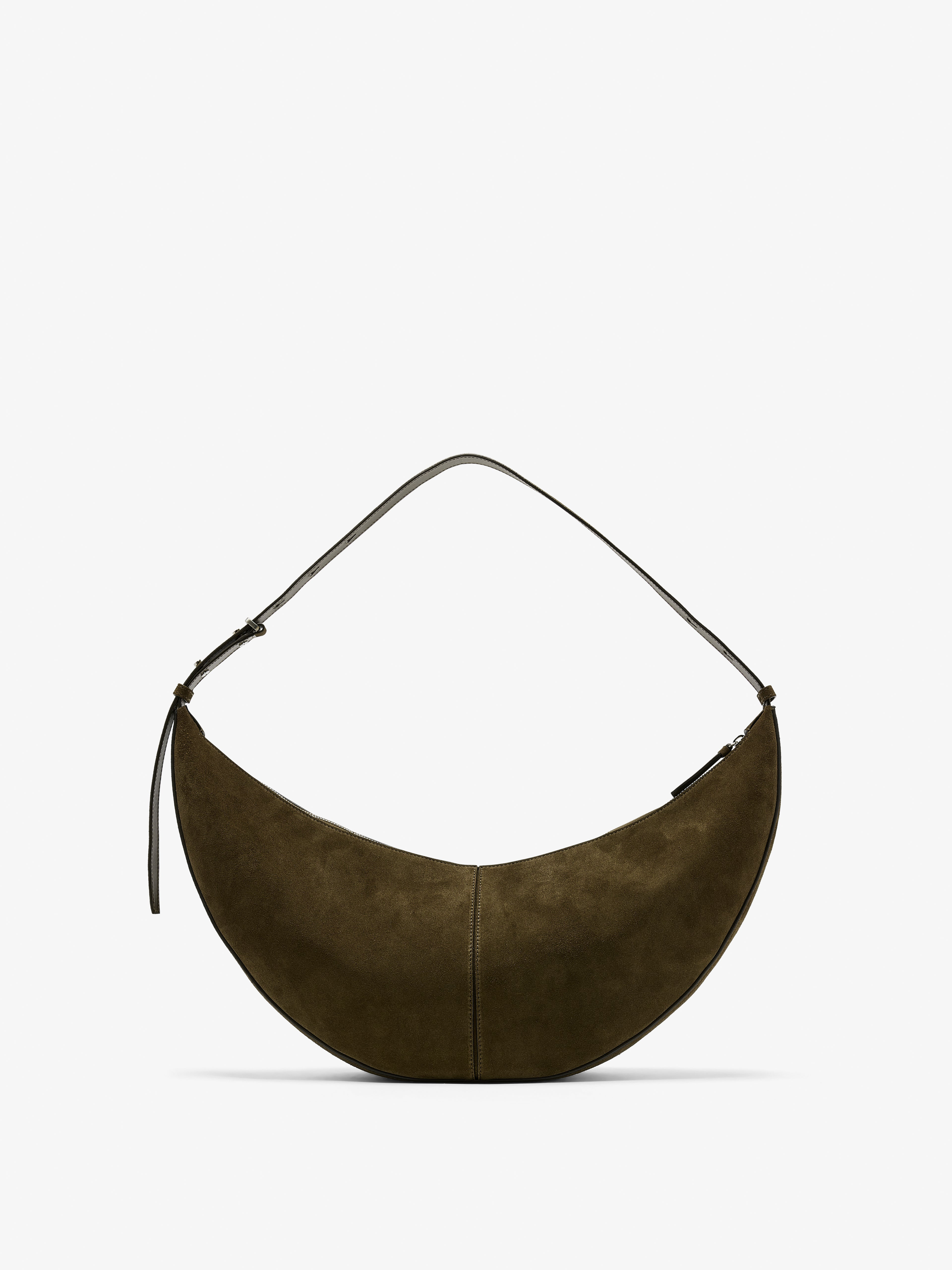 Hobo Slide Bag in Soft Suede - 4