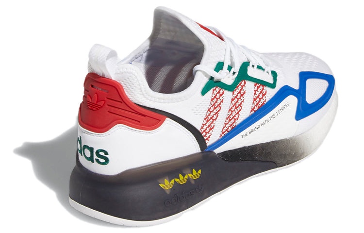 adidas adidas originals ZX 2K Boost 'White Blue Green Red' FZ4839