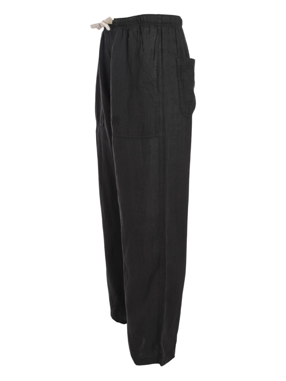 drawstring-waistband trousers - 3