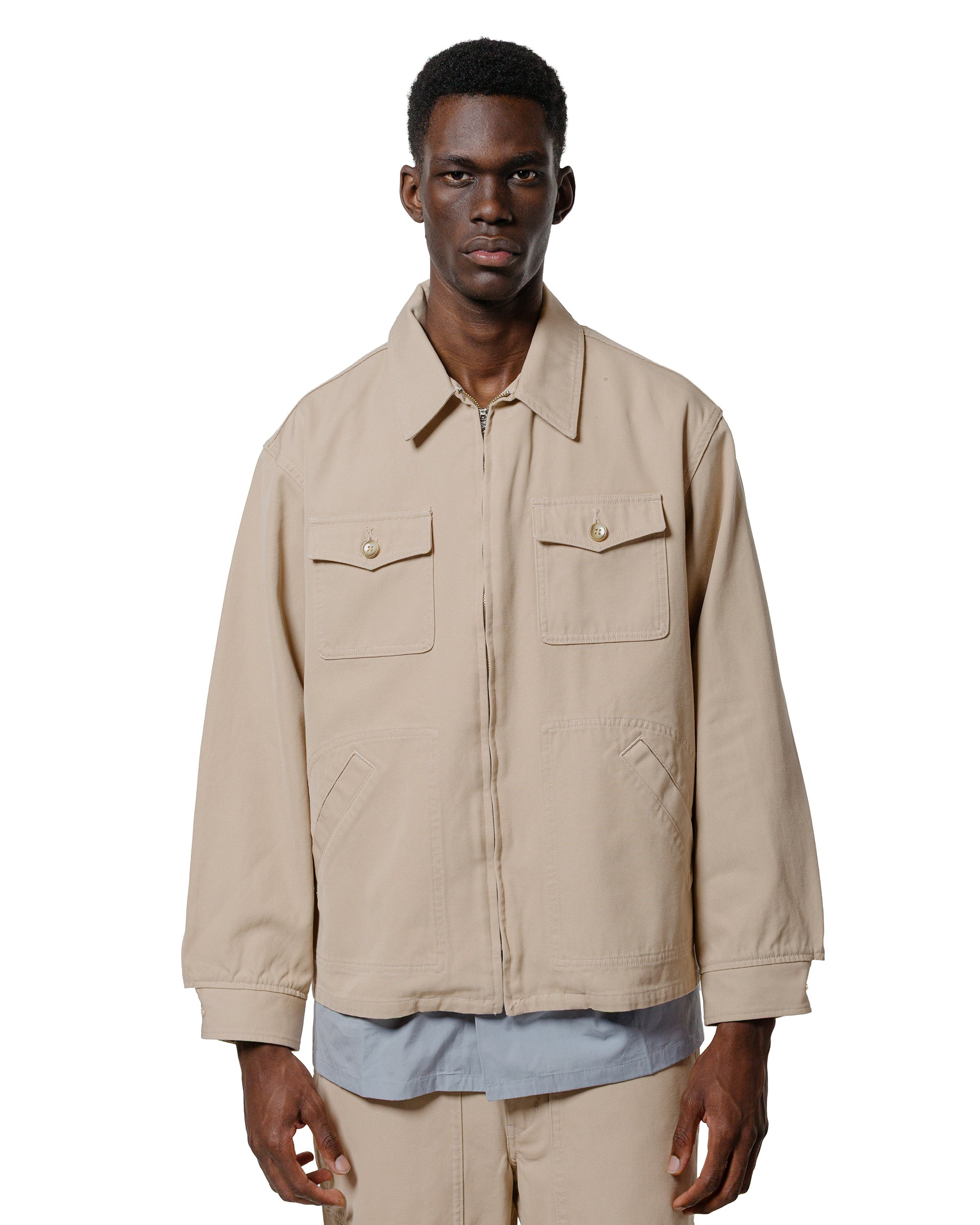 Duck Cloth Workaday Jacket Cream - 2
