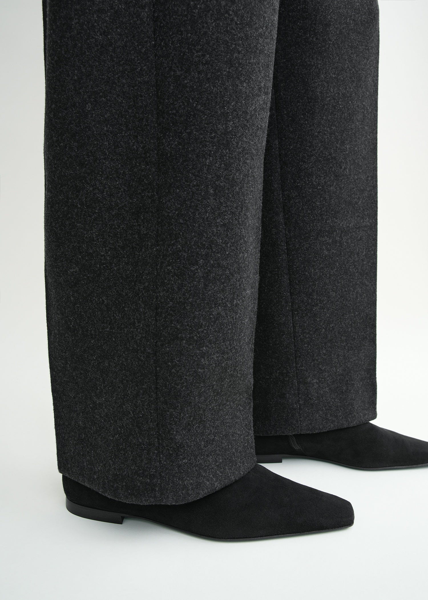 Zipped suede chelsea boots black - 3
