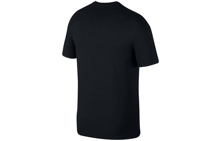 Air Jordan By Nike Alphabet Printing Short Sleeve Black AQ3761-010 - 2