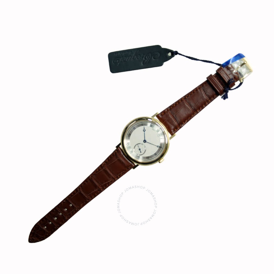 Breguet Classique Silver Dial Automatic 18kt Rose Gold Brown Leather Men's Watch 5140BA129W6 - 3