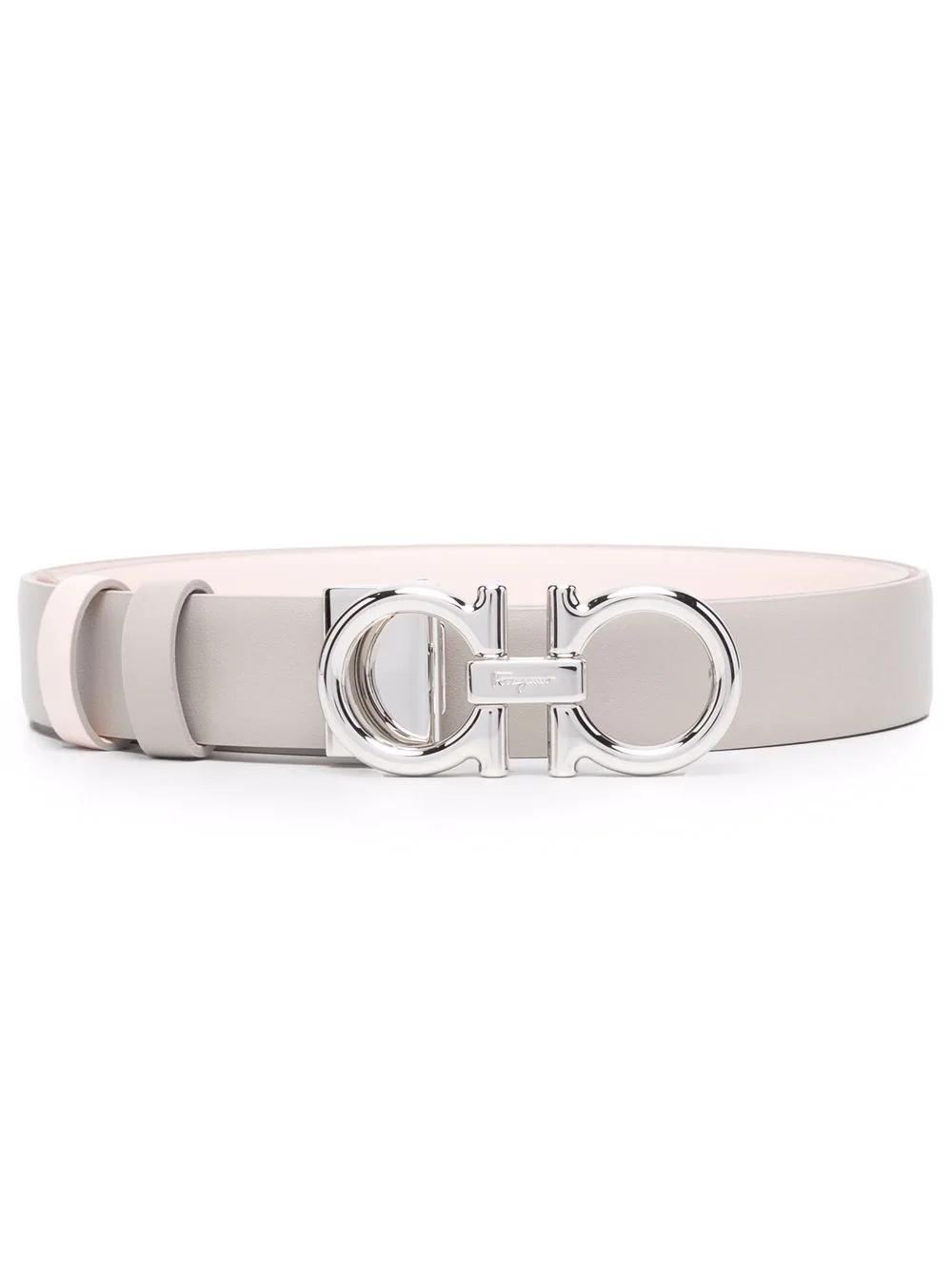 Donna logo-buckle leather belt - 1