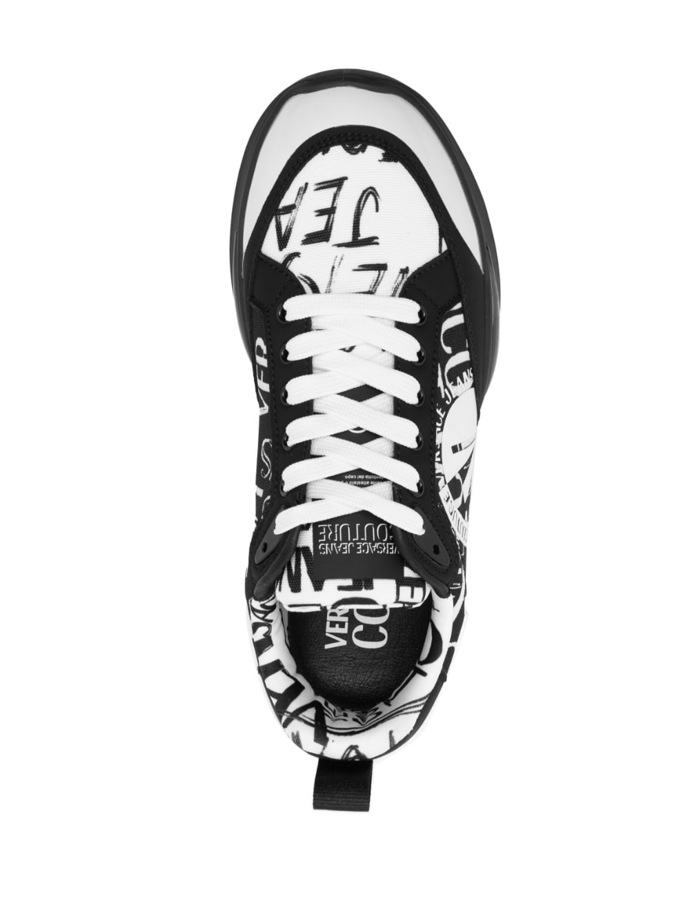 logo-print low-top sneakers - 4