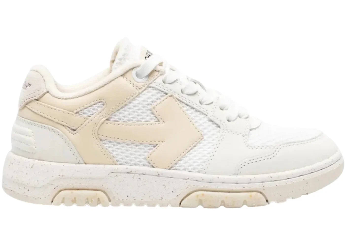 OFF-WHITE Out Of Office Low Slim White Beige - 1