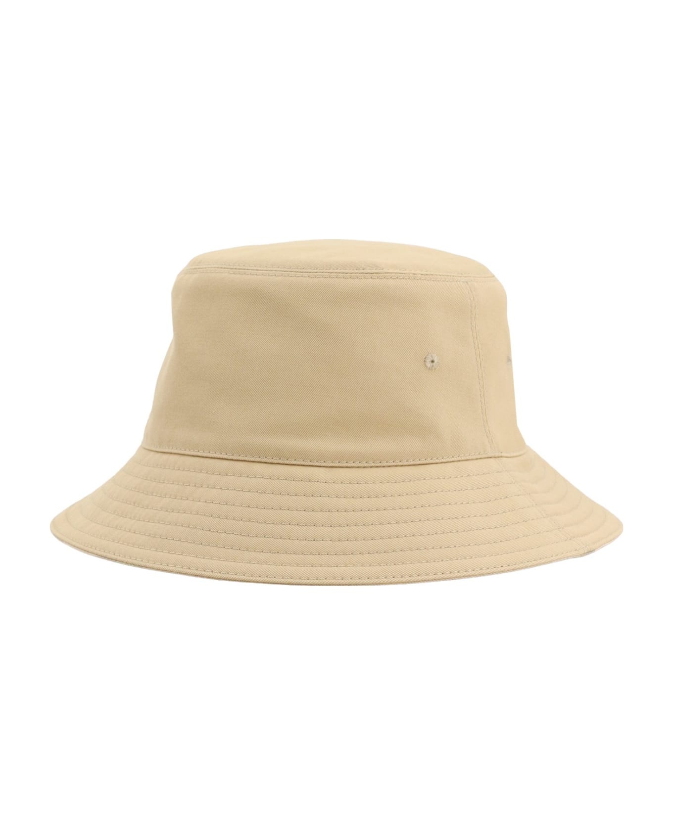 Check-pattern Reversible Pull-on Bucket Hat - 3
