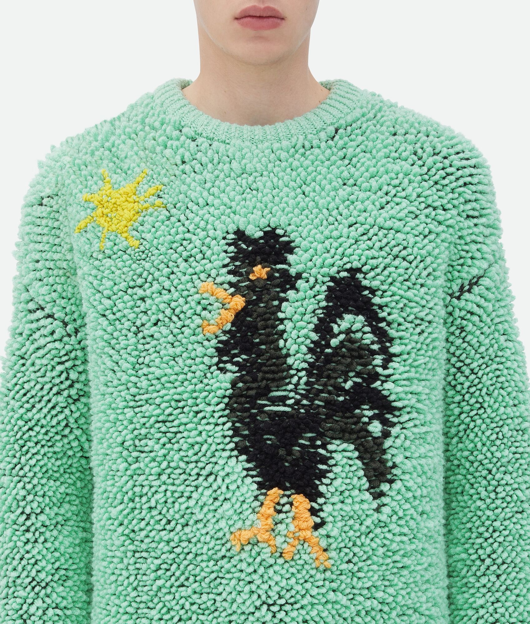 Graphic Animal Jacquard Wool Jumper - 6