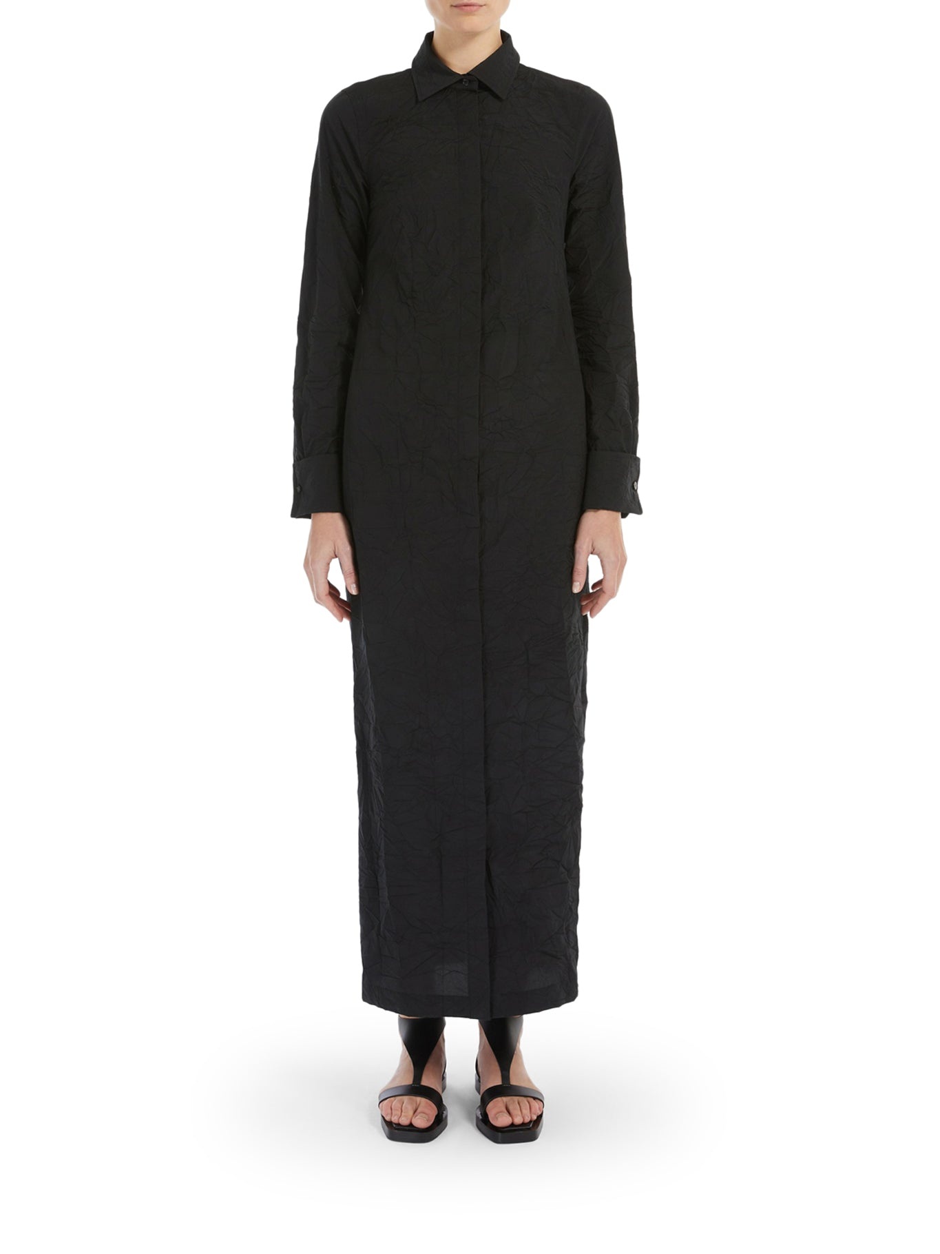 COTTON CANVAS CHEMISIER DRESS - 3
