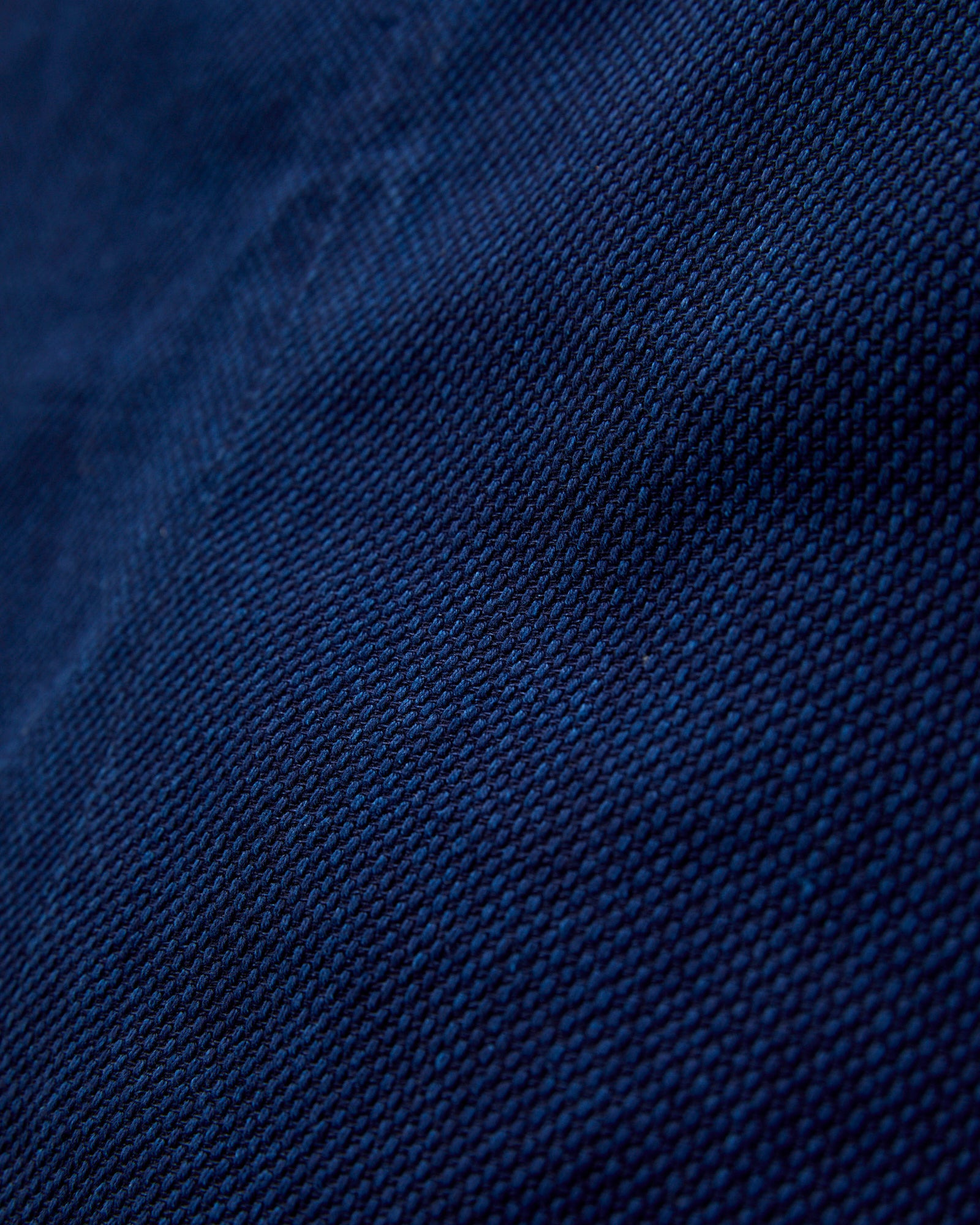 Double Cloth Sashiko Tailored Jacket in Pure Indigo - 10