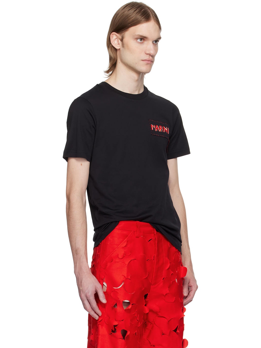 Black Crew Neck T-shirt - 2