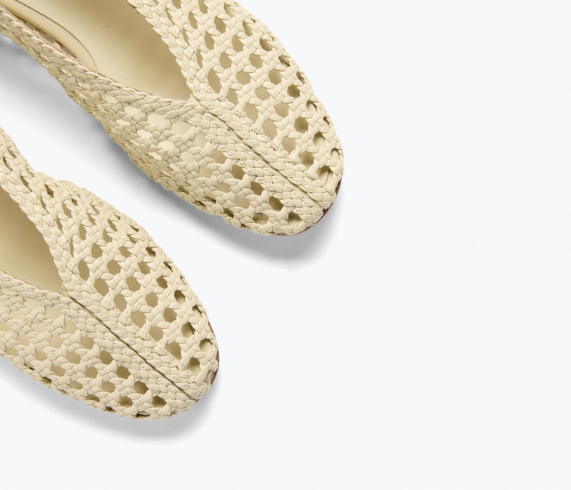RILEY OPEN WEAVE BALLET FLAT 3