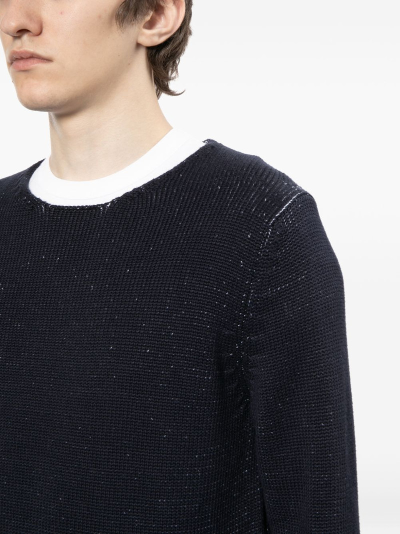 round-neck long-sleeve jumper 6