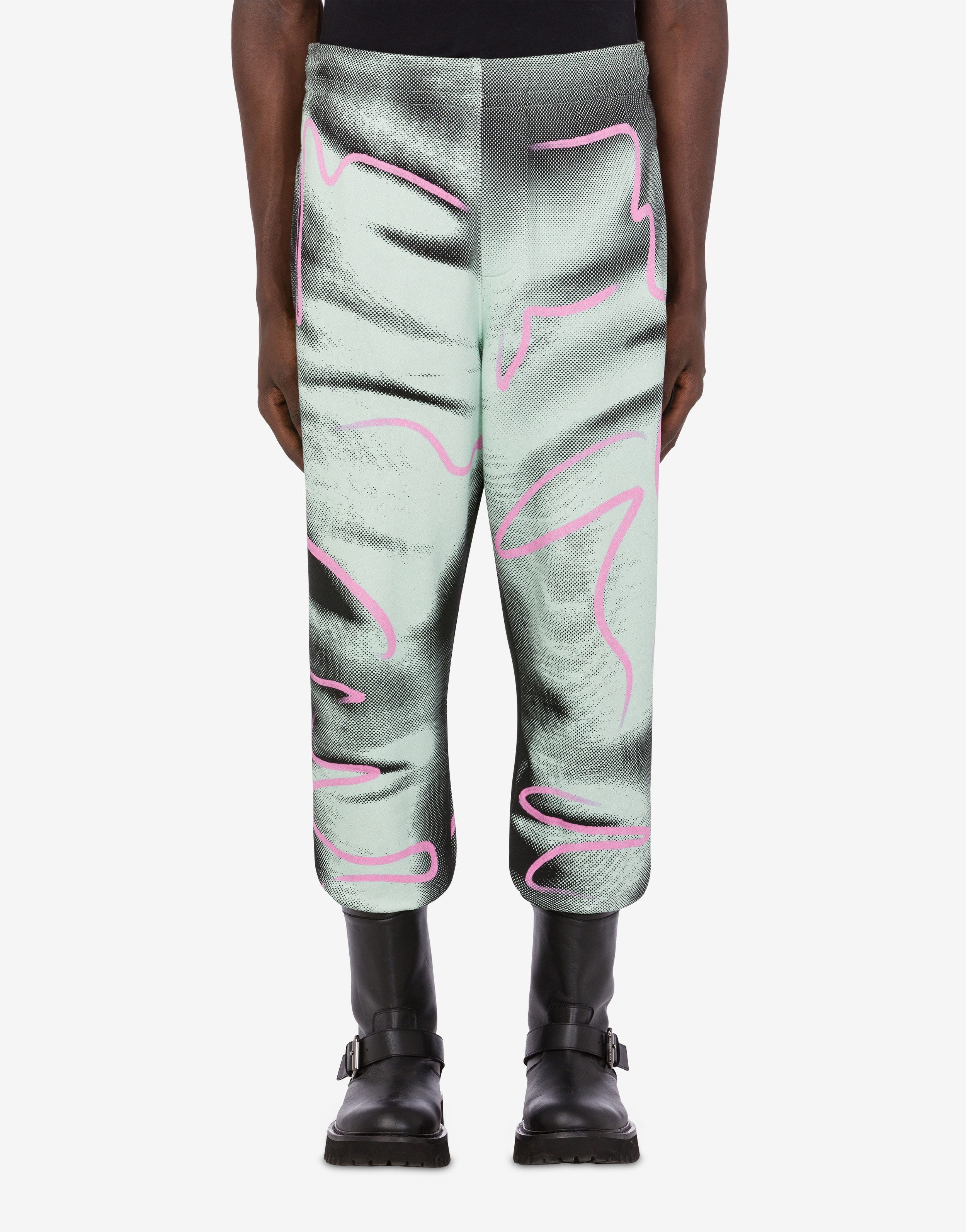 SHADOWS & SQUIGGLES FLEECE JOGGERS - 2