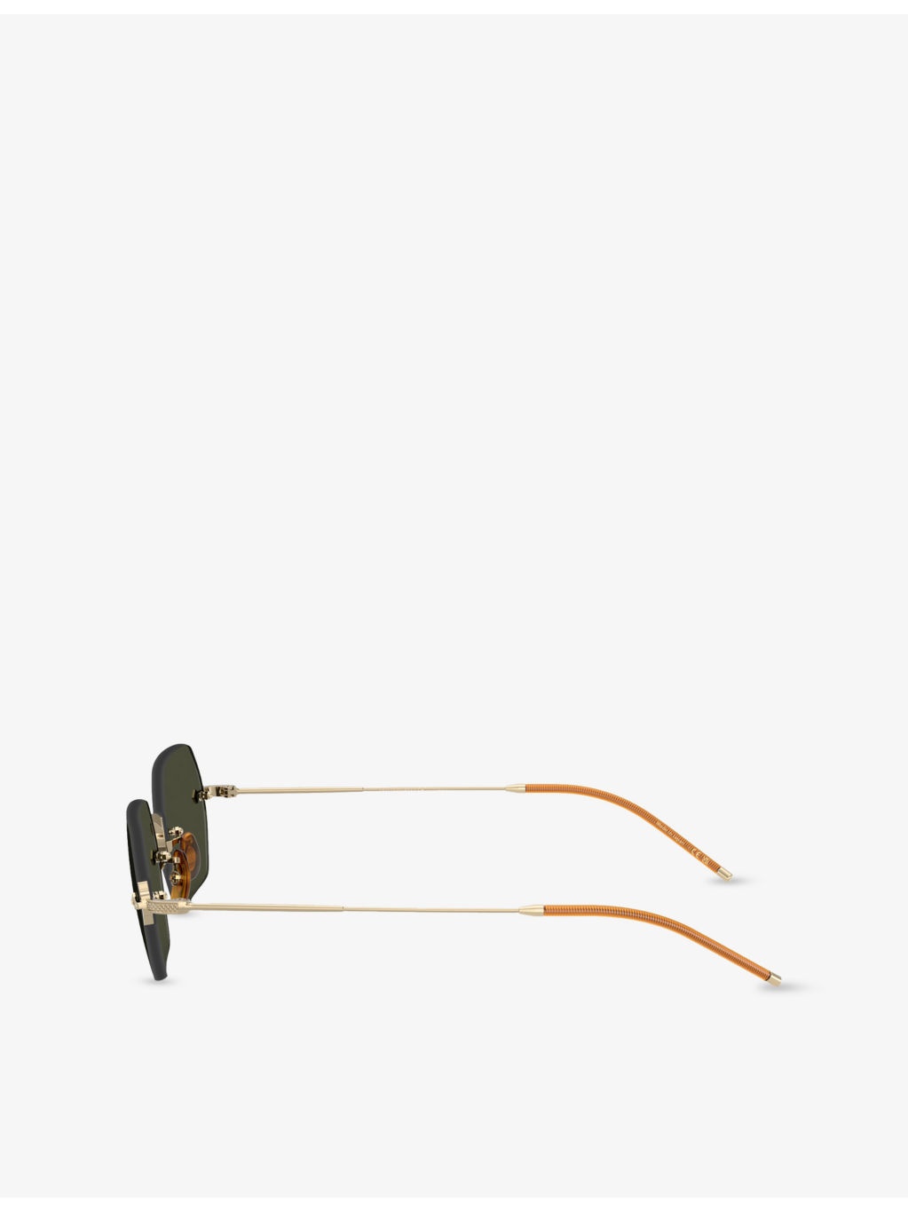 OV1353ST TK13 Rectangle-Frame Metal Sunglasses - 3