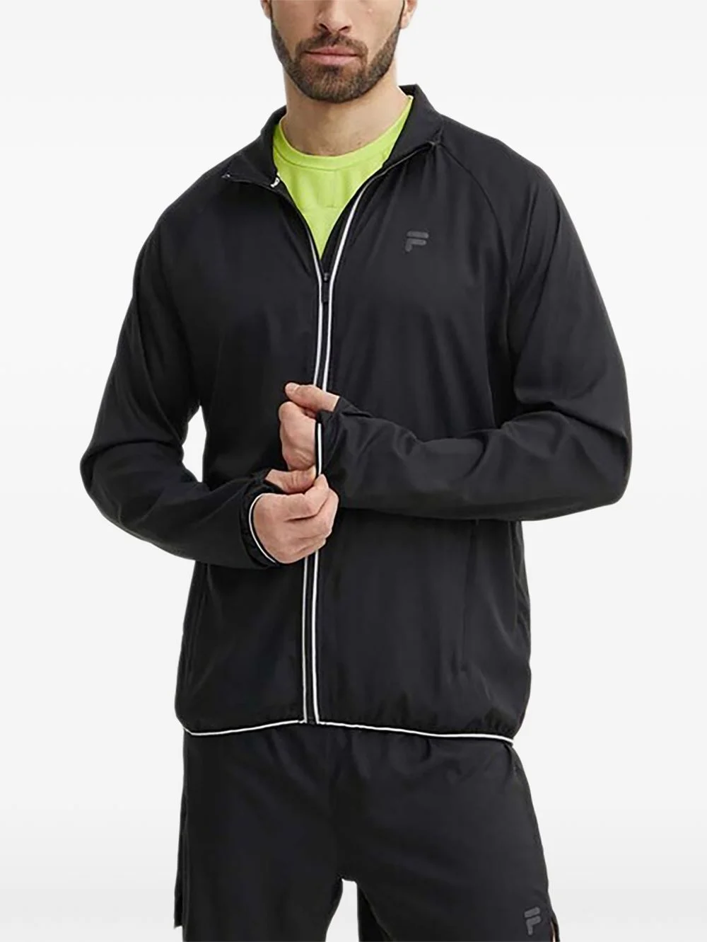 Rocroi zip-up logo jacket - 1