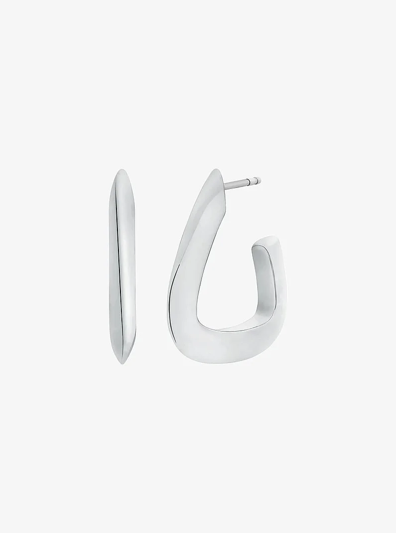 Square Hoop Earrings - 1