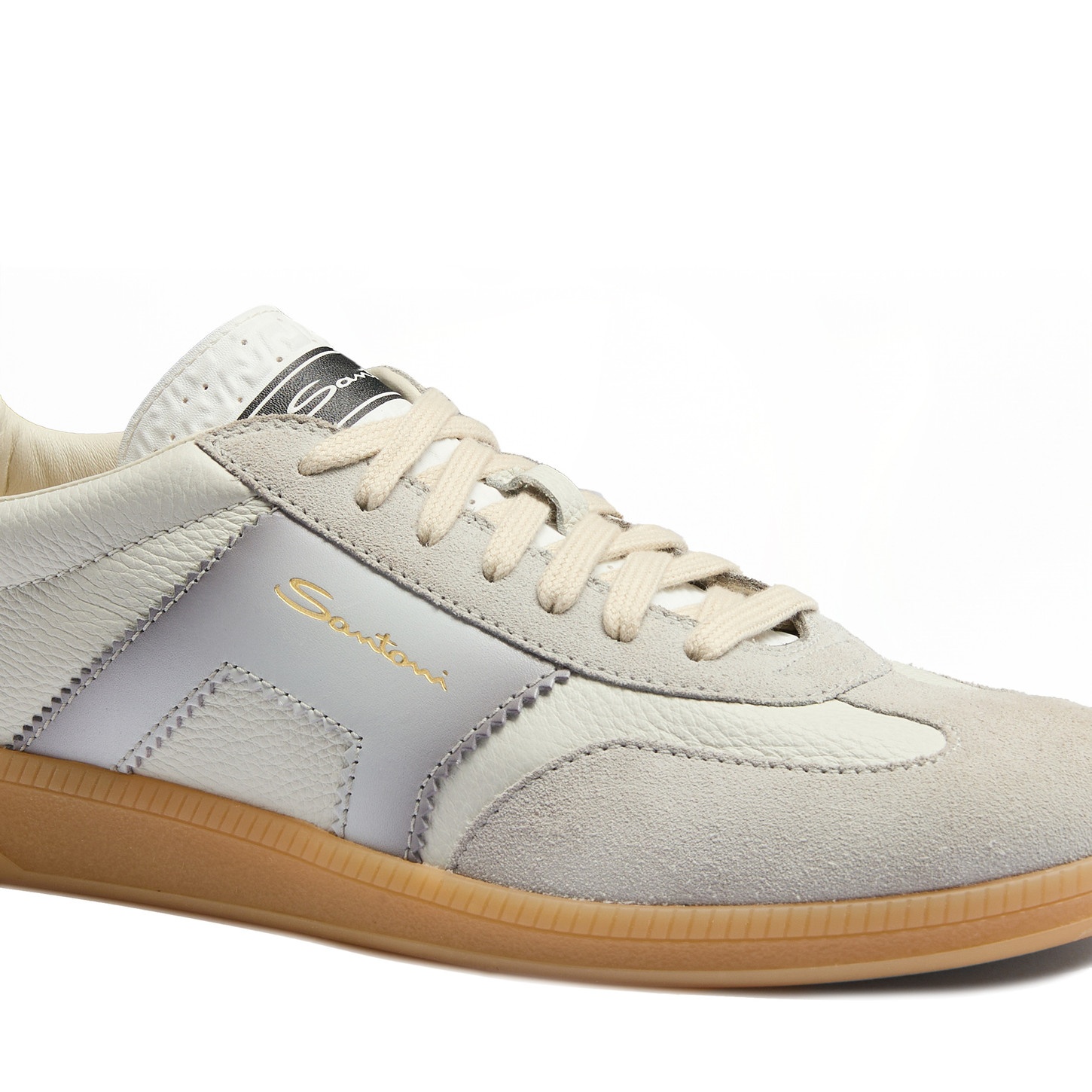 【★完売必至★】Santoni ☆ レザー＆スエードDBS Olyスニーカー 22673485_53535037_600.jpg