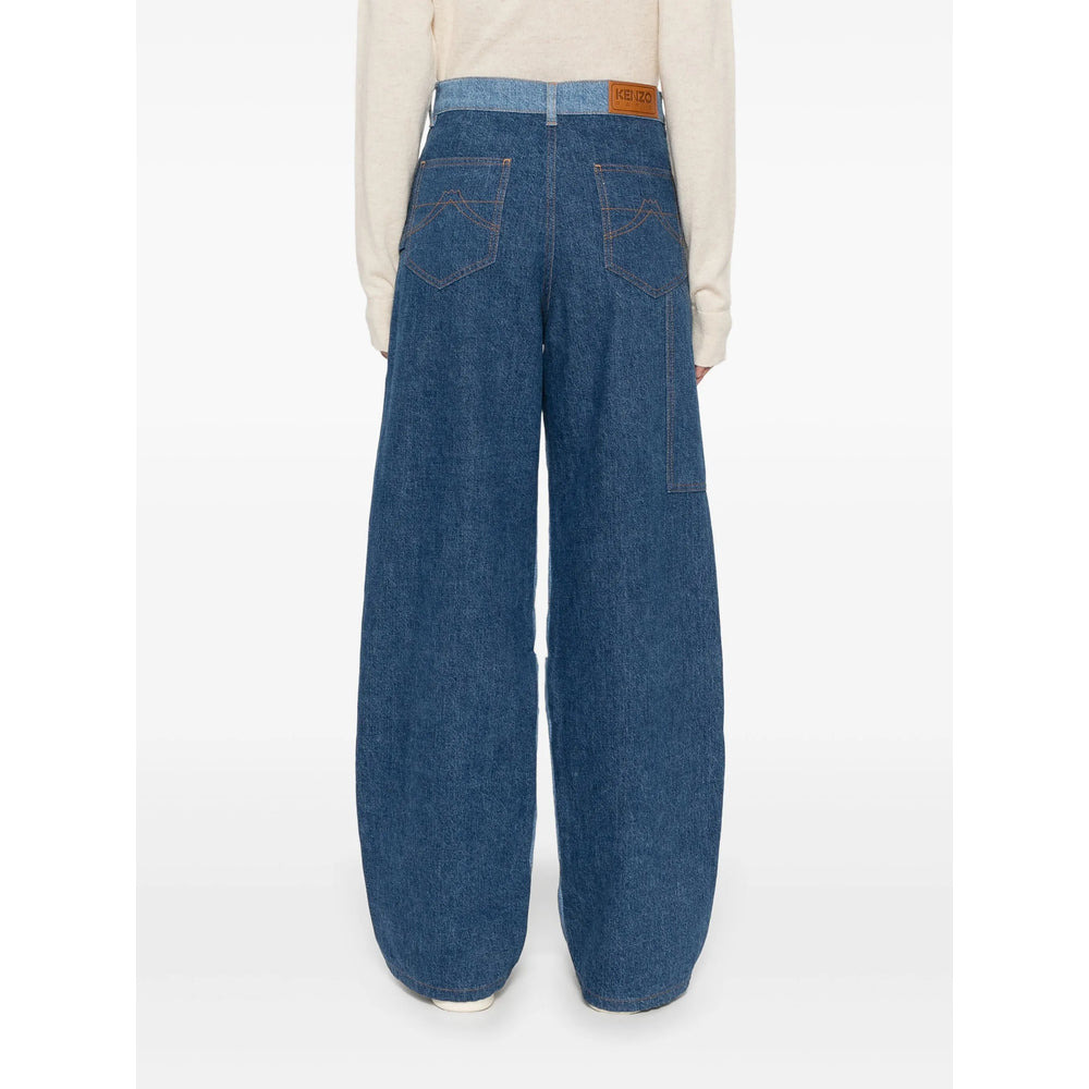 Kenzo Blue Denim - Straight-Leg Jeans Women - 4