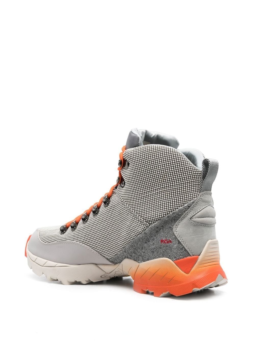 logo-print mesh high-top sneakers - 3