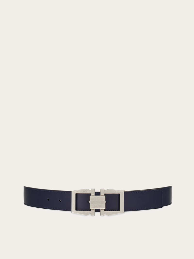 Reversible and adjustable Gancini belt 1