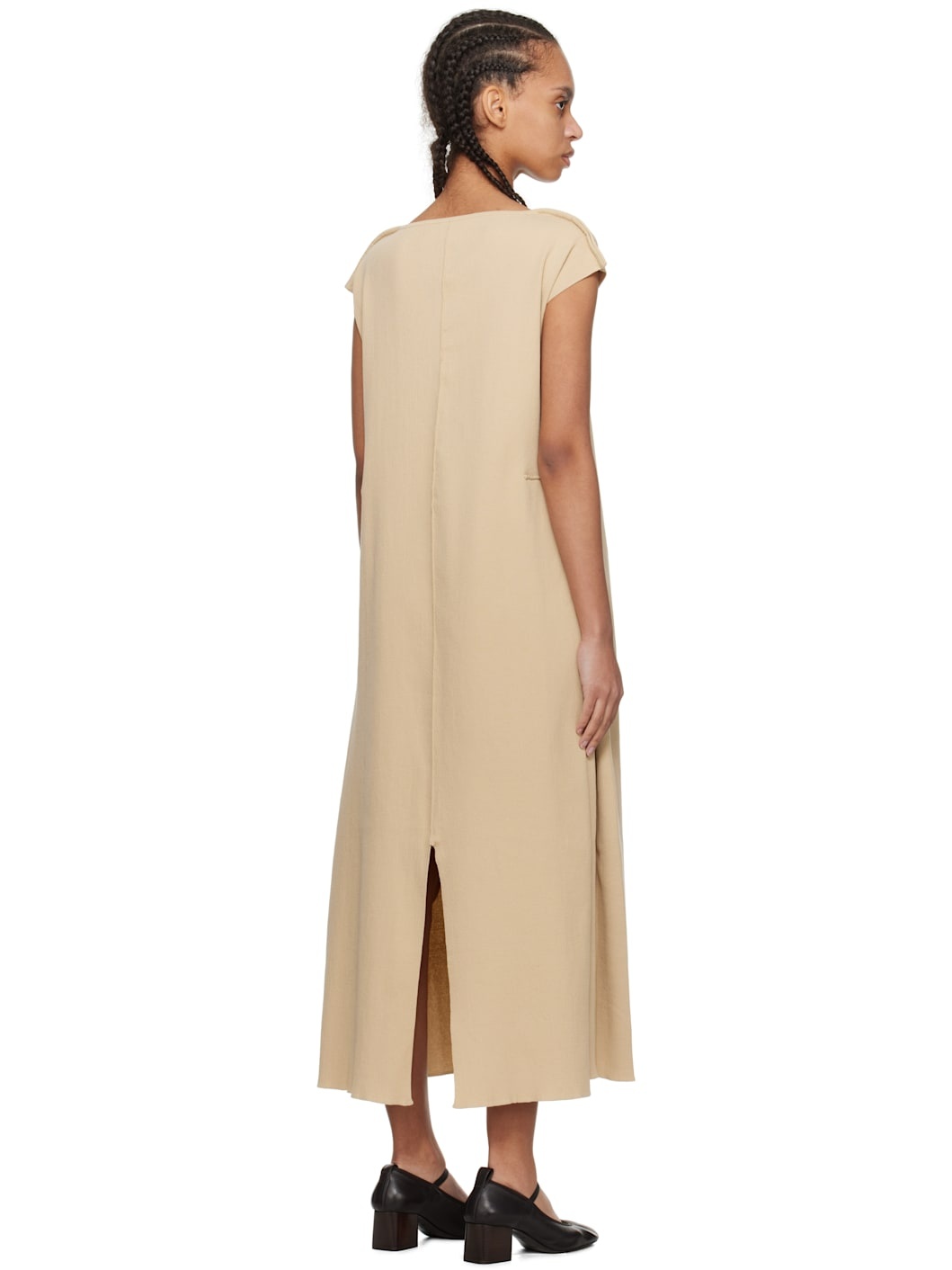 Beige Coste 2/2 Midi Dress - 3