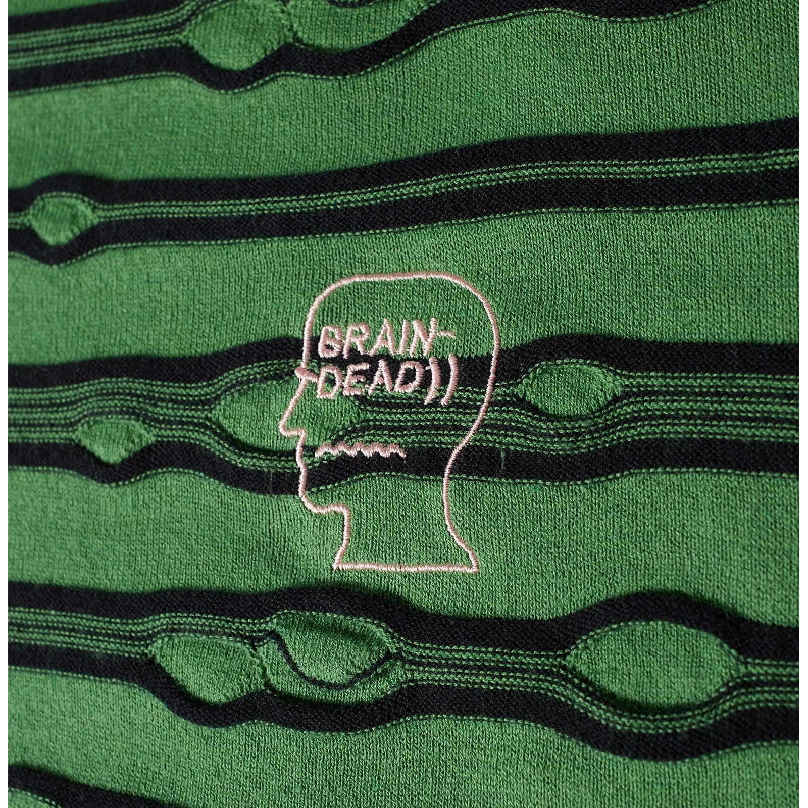 Brain Dead Puckered Striped T-Shirt - 3