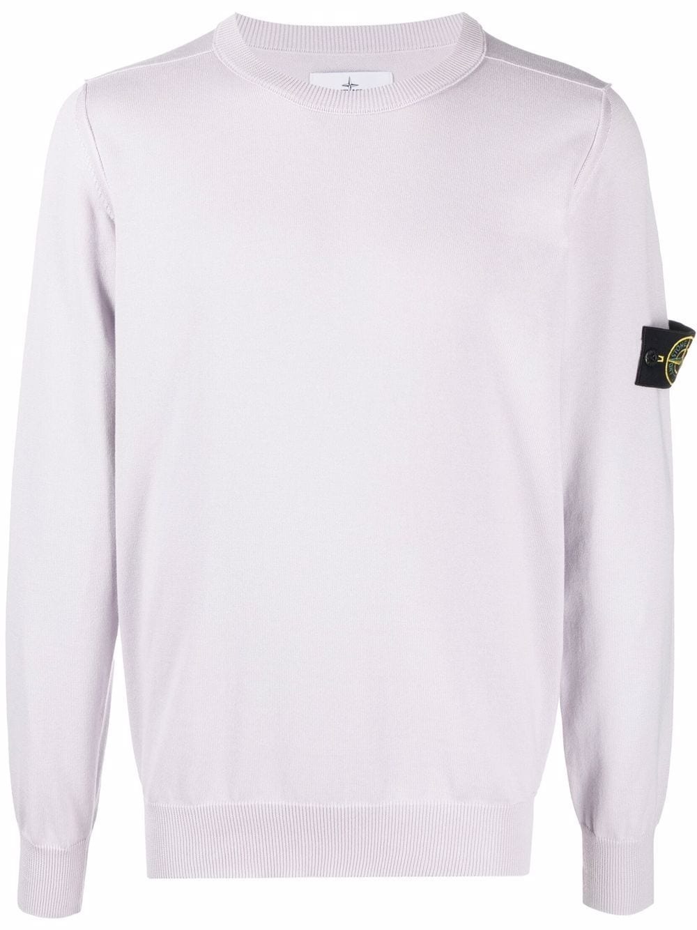 Compass badge crew-neck jumper - 1