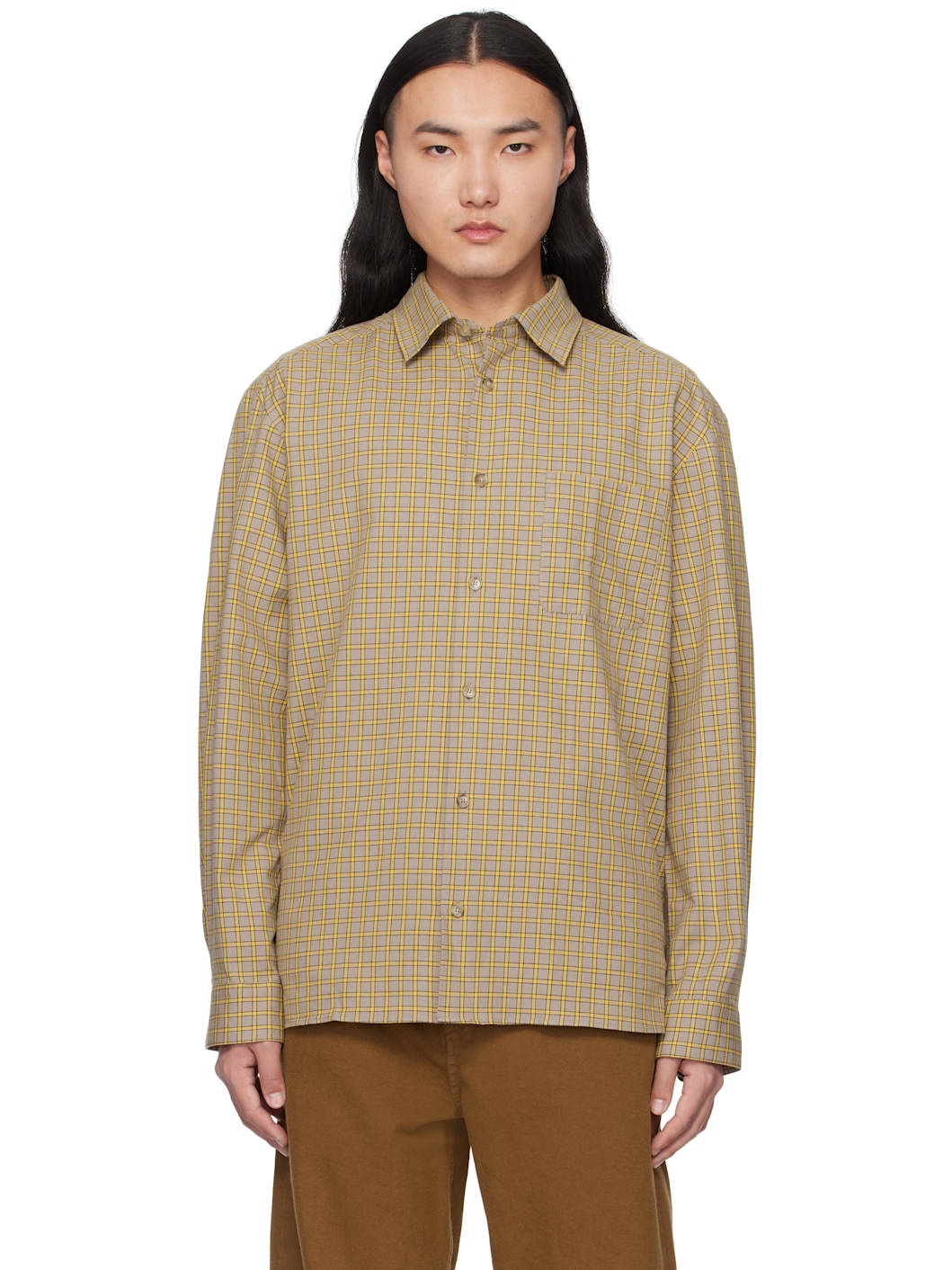 Beige & Yellow Malo Shirt - 1