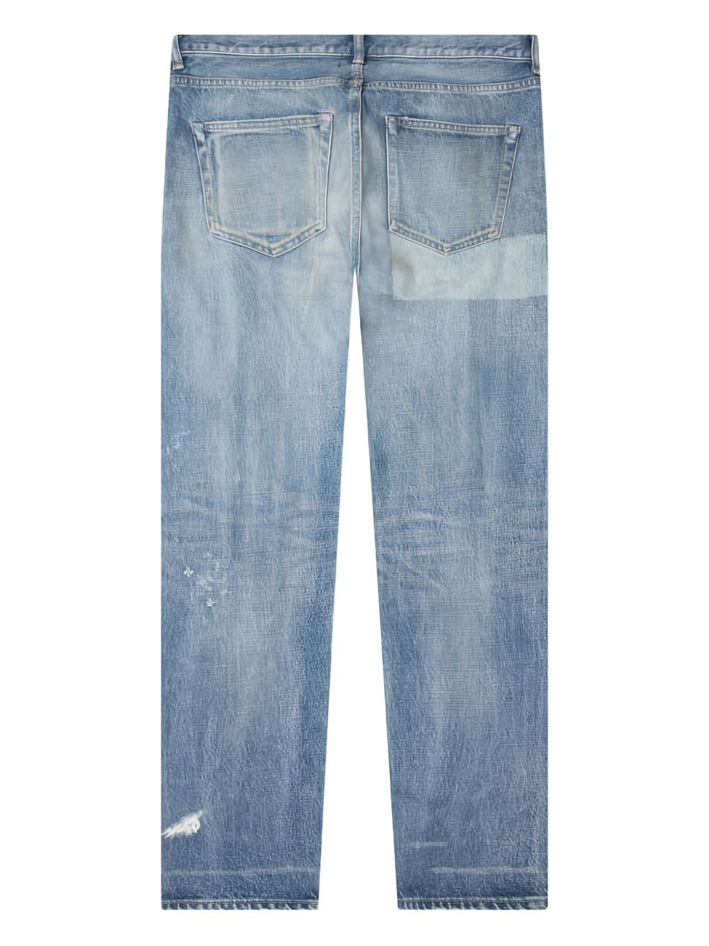 The Daze paint-splatter frayed-detail jeans - 2