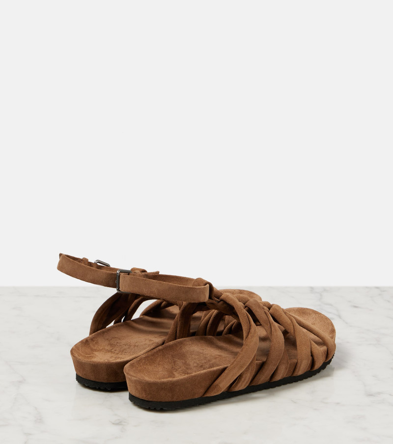 Brunello Cucinelli Suede sandals outlook