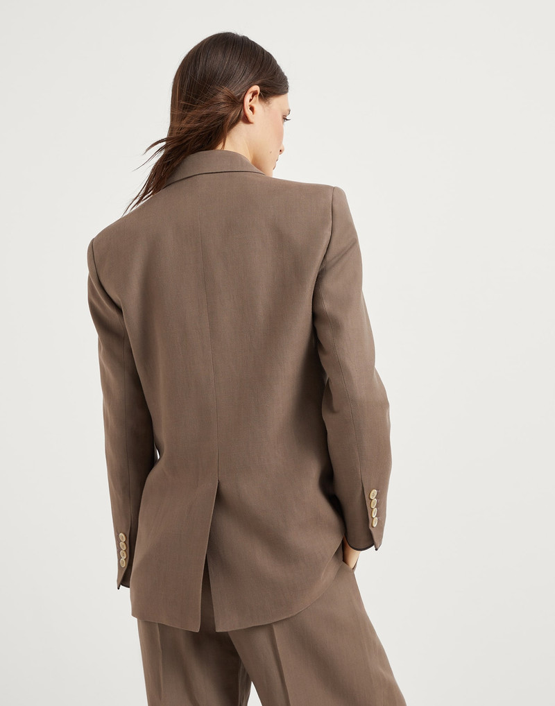 【関税＆送料込み】Brunello Cucinelli Laminated Reversible Brunello Cucinelli Reversible Brown Leather Jacket Size