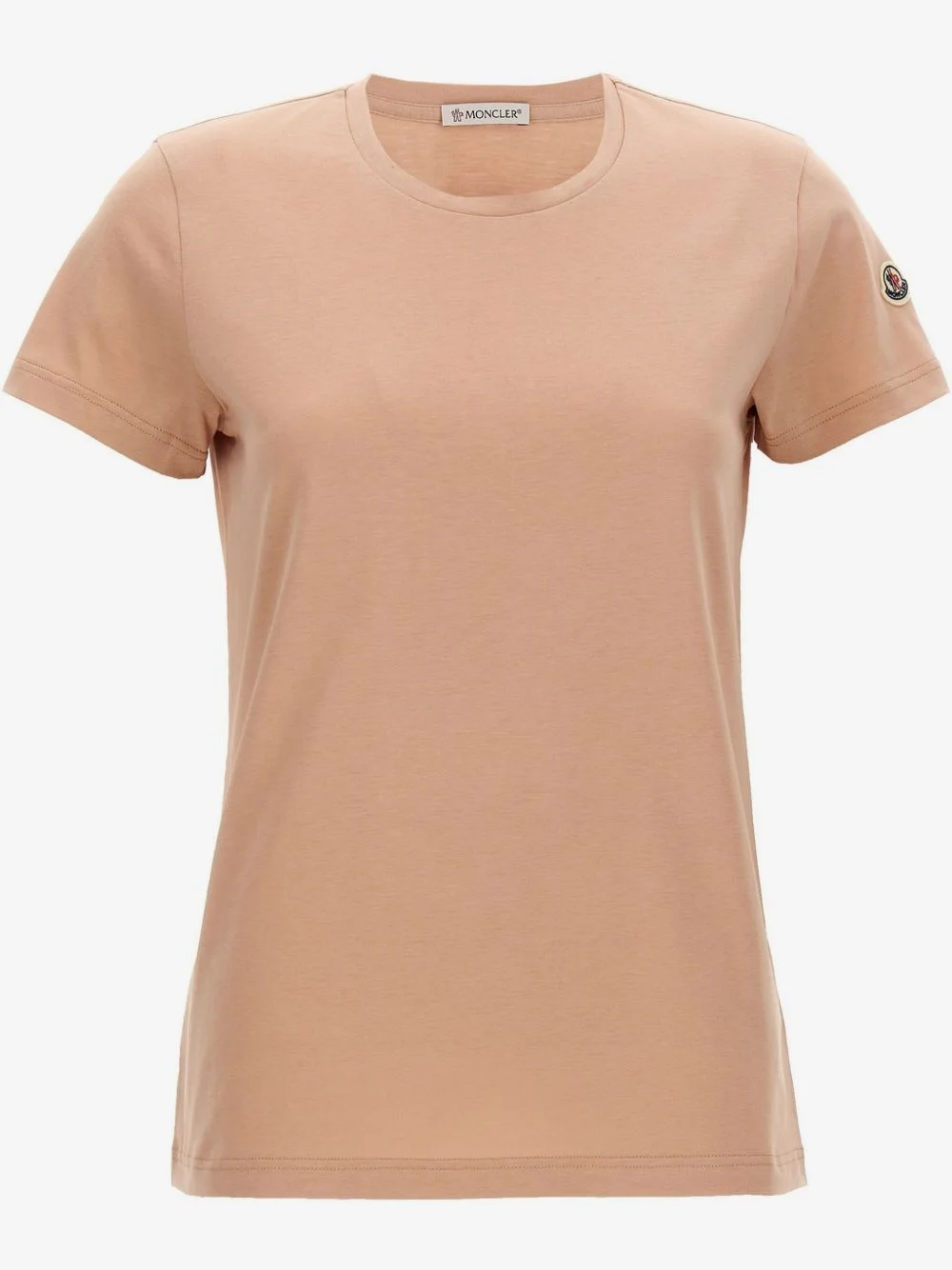 logo patch cotton jersey T-shirt - 1