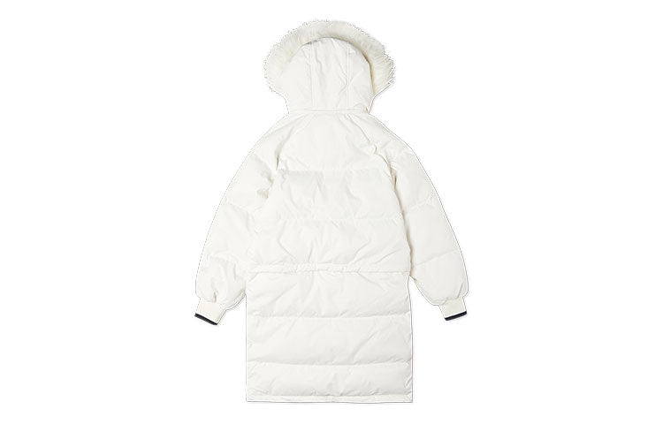 (WMNS) Converse Convertible Long Down Jacket 'White' 10020023-A01 - 2
