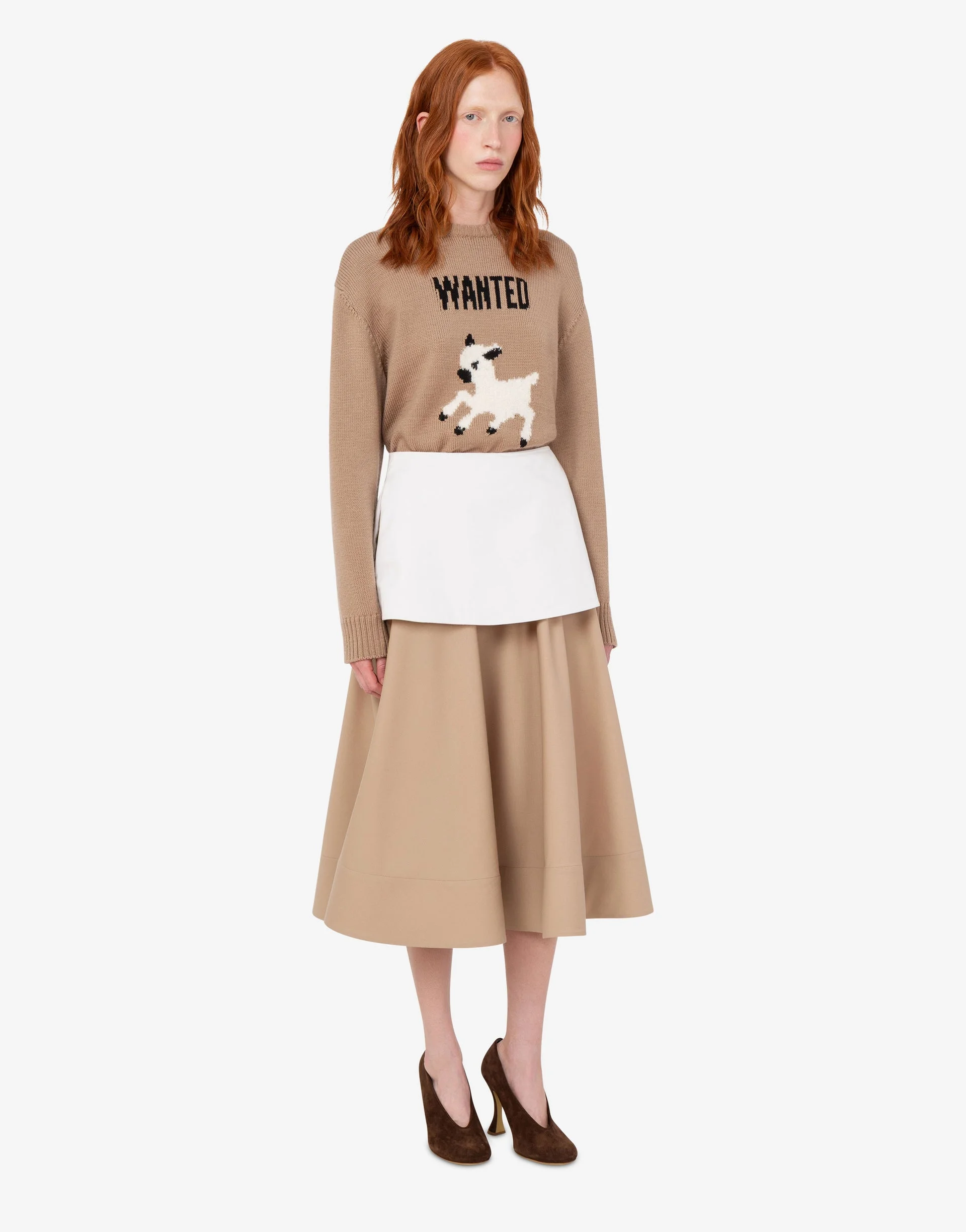 EXTRA-FINE MERINO WOOL INTARSIA SWEATER - 1