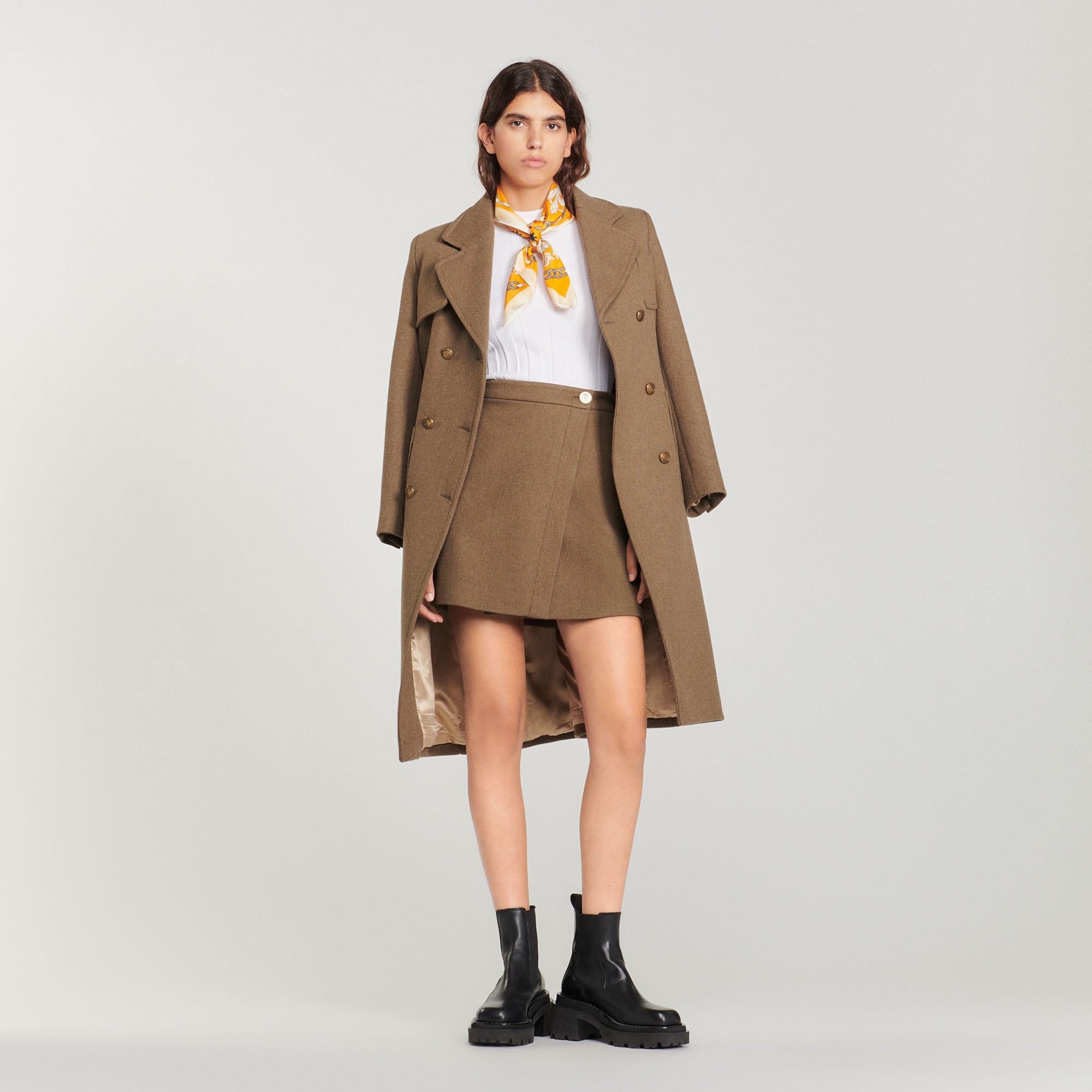 Short wraparound skirt - 5