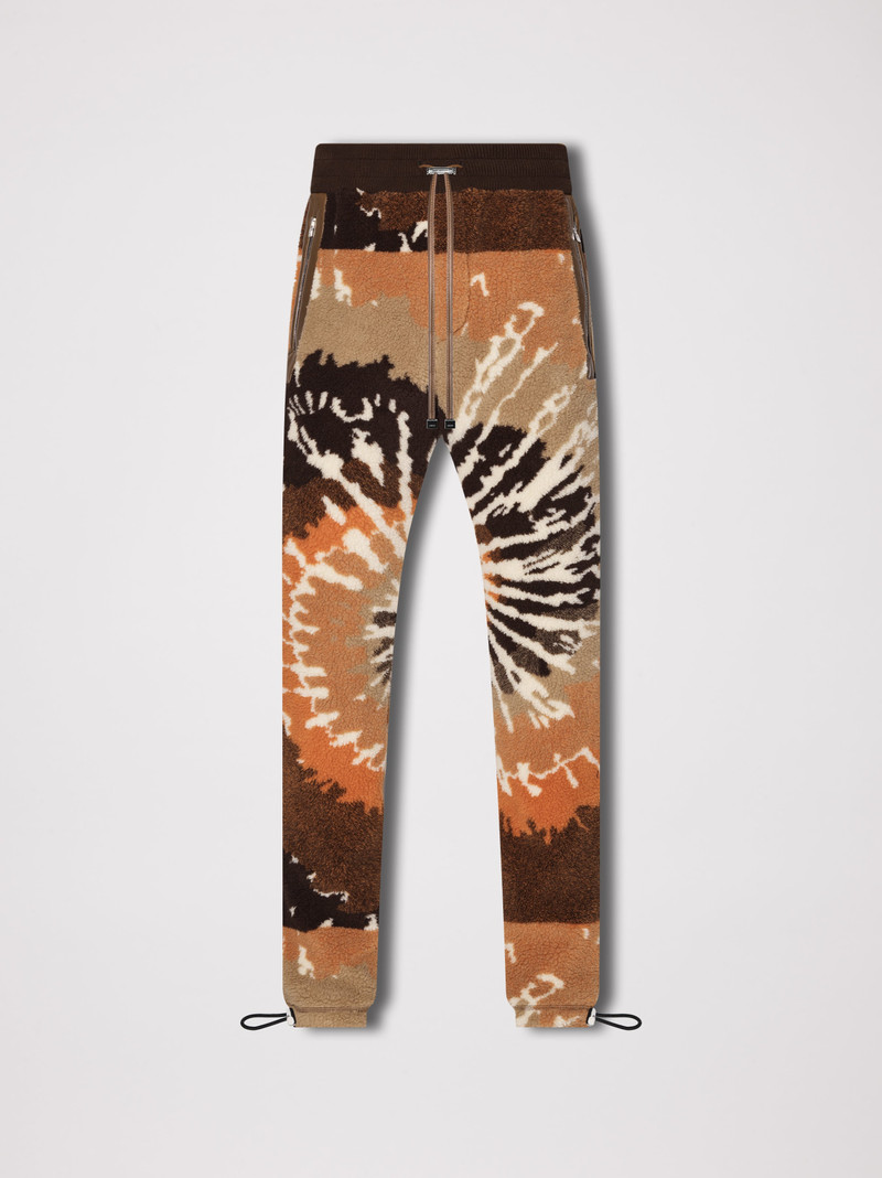 TIE DYE POLAR FLEECE PANTS - 1