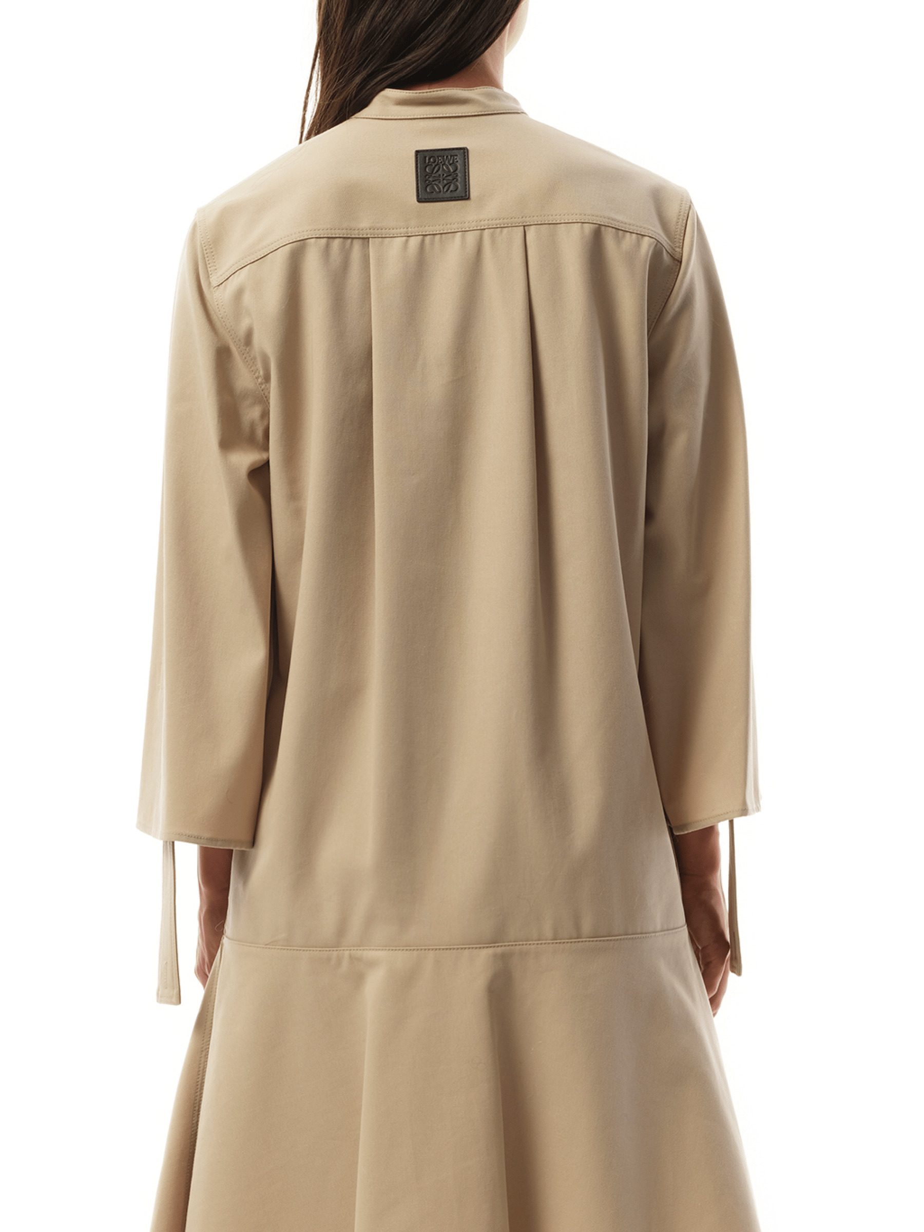 Drop Waist Dress in Beige - 6